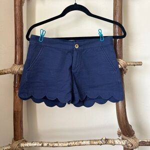 Lilly Pulitzer Buttercup Shorts Navy Blue